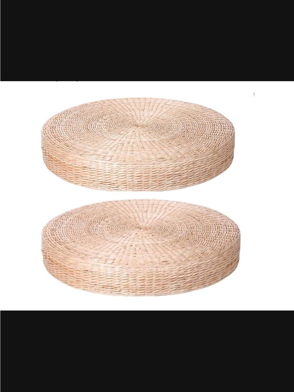 Round Woven Straw charger Placemat Set - Natural Straw - Picture 7 of 10